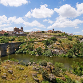 Vista de Ledesma (Salamanca), donde nació Teresa Hernández Cañedo. https://www.turismoledesma.com/