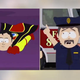South park policia superheroe