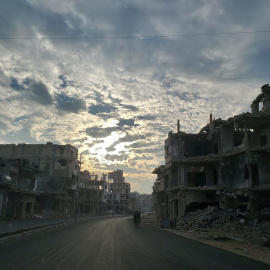  Estado actual de las zonas que fueron primera línea del frente en la ciudad de Homs (Siria). 24 de Noviembre de 2020. Víctor Velasco.