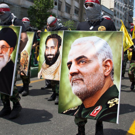  Fotografía de Qasem Soleimani durante un desfile militar en Teherán el 31 de mayo de 2019. Saeediex / Shutterstock