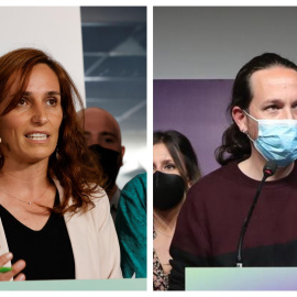 Mónica García y Pablo Iglesias