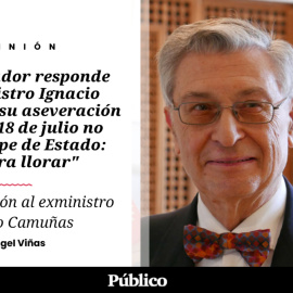 El historiador ÁNgel Viñas responde al exministro Ignacio Camuñas