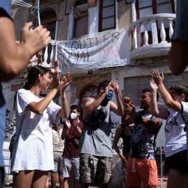  Se pospone el desalojo de 50 personas de un edificio en riesgo de derrumbe en Valencia, agosto 2021.- Jorge Gil / Europa Press