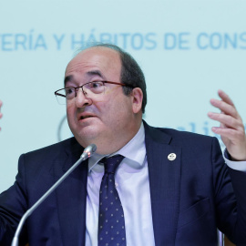 El ministro de Cultura, Miquel Iceta, durante un acto reciente.- EFE