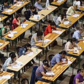  Imagen de unos exámenes. EFE