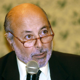 Fotografía de archivo fechada el 14 de febrero de 2005 del juez chileno Juan Guzmán Tapia. EFE/ Mario Lopez ARCHIVO