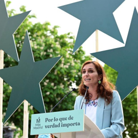  Mónica García, este domingo. EFE/Víctor Lerena.