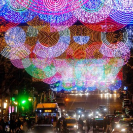 Luces de Navidad en el centro de Madrid / Ayuntamiento de Madrid.
