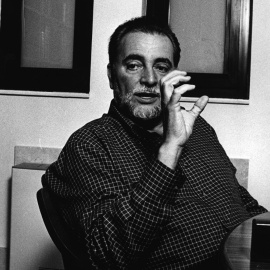 Julio Anguita, durante una entrevista en el año 1999. E.P.