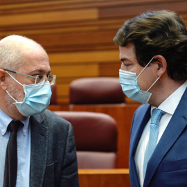  Mañueco junto a Francisco Igea. (EFE/Nacho Gallego)