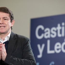  El presidente del PP Castilla y León y candidato a la presidencia de la Junta, Alfonso Fernández Mañueco.- Rafael Bastante / Europa Press