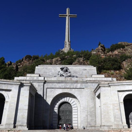 Vista del Valle de los Caídos, situado en el municipio madrileño de San Lorenzo de El Escorial. EFE/ Ángel Díaz