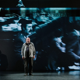 Fotografía de la obra '23-F Anatomía de un instante', que se representa en el Teatro de La Abadia, en Madrid.