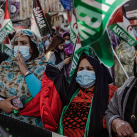  Manifestación en Madrid contra la violación de derechos en el Sáhara Occidental.- Carlos Luján / Europa Press