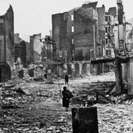  Gernika tras el bombardeo de 1937.- EFE