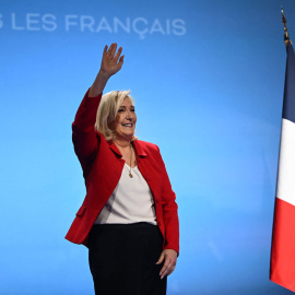  Le pen, durante un acto de campaña.- Christophe Simon / AFP / dpa