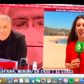 Antonio García Ferreras y la playa de la Barceloneta, 'Al Rojo Vivo'