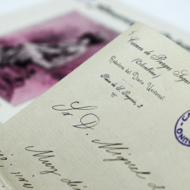 Carta escrita por la periodista, escritora y activista Carmen de Burgos al filósofo Miguel de Unamuno. Fondo epistolar de la Casa-Museo Unamuno, Author provided