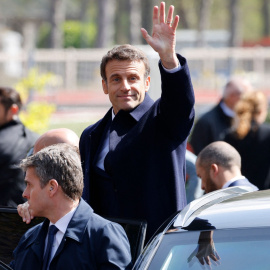 Emmanuel Macron durante la campaña presidencial.- Ludovic Marin / AFP / dpa