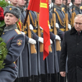  Putin en la última celebración del 'Día del defensor de la Patria'.- Kremlin / dpa