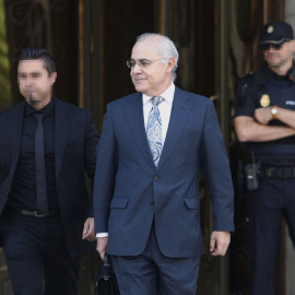 El magistrado Pablo Llarena sale del Tribunal Supremo. E.P./Eduardo Parra