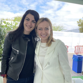  Macarena Olona y Giorgia Meloni