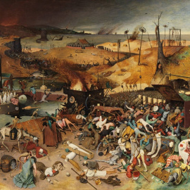 El triunfo de la Muerte, óleo de Pieter Brueghel el Viejo. Wikimedia Commons / Museo del Prado