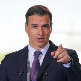  El presidente del Gobierno Pedro Sánchez en su reciente visita a Polonia.- AFP