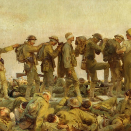 Gassed (John Singer Sargent, 1919). Wikimedia Commons / Google Art Project