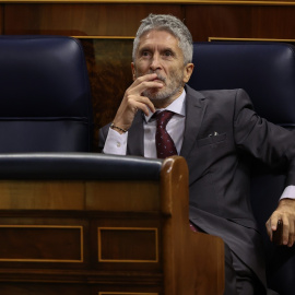  El ministro de Interior, Fernando Grande-Marlaska, durante una sesión plenaria en el Congreso de los Diputados, a 2 de noviembre de 2022, en Madrid (España). -Eduardo Parra / Europa Press