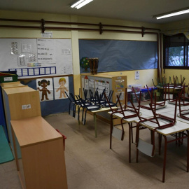 Aula de un colegio. E.P./Oscar Cañas