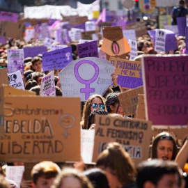 Manifestación del 8M de 2019 en madrid. REUTERS/Juan Medina