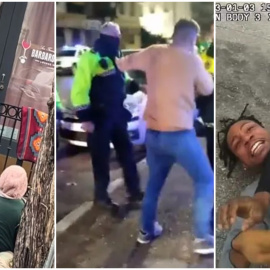  Composición con el caso Collier Gwin, el de la agresión de un policía local de Jérez de la Frontera y Keenan Anderson, maestro y primo de la fundadora del movimiento 'Black Lives Matter'