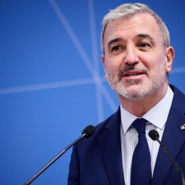  El exprimer teniente de alcalde de Barcelona, Jaume Collboni, durante la inauguración de la nueva sede de NTT Data en Barcelona, a 16 de enero de 2023, en Barcelona, Catalunya (España).- EUROPA PRESS