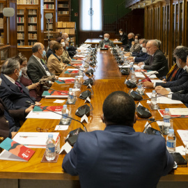  Reunión de la Real Academia Española (RAE), a 9 de diciembre de 2021. / RAE