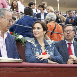  La presidenta de la Comunidad de Madrid, Isabel Díaz Ayuso, durante la corrida de la goyesca, a 02 de mayo de 2023, en Madrid (España). Jose Velasco / Europa Press