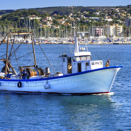 Barco pesquero en el puerto de Denia. Shutterstock / MIGUEL G. SAAVEDRA