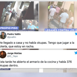  Los 'okupas' a diario en la tele.