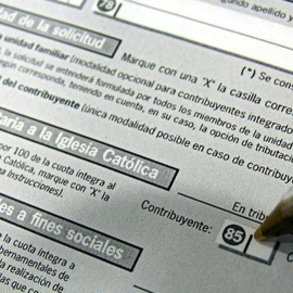 Casilla de la Iglesia, en la declaración del Impuesto sobre la Renta