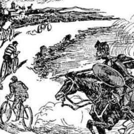  La nueva salida del valeroso caballero D. Quijote de la Mancha: tercera parte de la obra de Cervantes (Antonio Ledesma Hernández, 1905). Ilustraciones de Florit. Biblioteca Digital Hispánica - BNE, CC BY