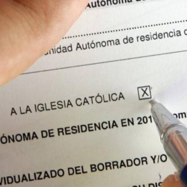 La casilla de la Iglesia en la declaración del IRPF.