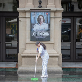 Puerta del Gran Teatre del Liceu Barcelona. E.P./David Zorrakino