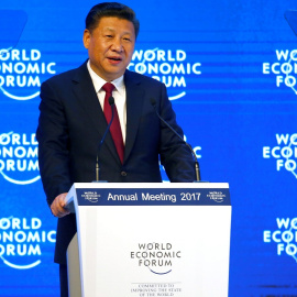 El presidente de China, Xi Jinping, en el Foro de Davos de 2017. REUTERS