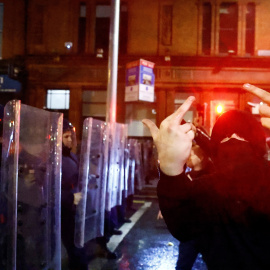  Manifestaciones racistas en Dublín, a 23 de noviembre de 2023. Clodagh Kilcoyne / REUTERS