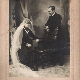 Doctor Rafael de Vega y esposa