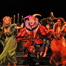 Imagen de una representación de la ópera 'Rigoletto' de Giuseppe Verdi.