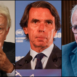  De izquierda a derecha: Felipe González, José María Aznar y Alfonso Guerra. Todas las imágenes son de Europa Press
