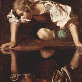 Narciso (Caravaggio, 1594-1596). Wikimedia Commons / Galleria Nazionale d'Arte Antica, Roma.