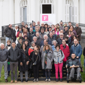 Representantes de las asociaciones que forman parte del Foro Social Permenente.