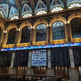  Vista de la Bolsa de Madrid. EFE/Vega Alonso